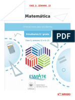 Fase 3, Semana 11 A La 15