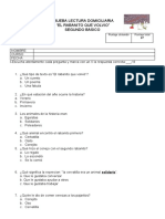 Prueba Lectura El Rabanito