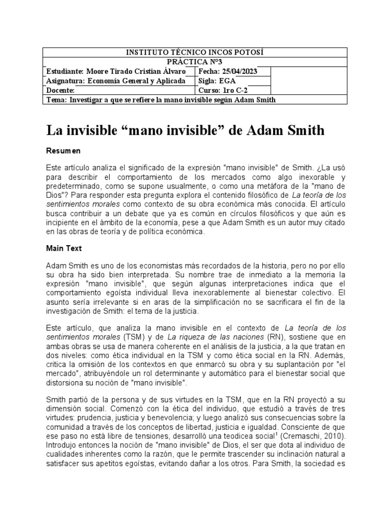 Mano Invisible | PDF | Justicia | Crimen y violencia