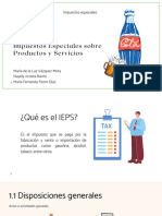 Impuestos Especiales Sobre Productos y Servicios