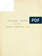 Aramaic Papyri of The Fifth Century BC