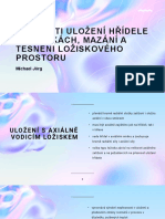 Prezentace - Možnosti Uložení Hřídele V Ložiskách, Mazání A Těsnění Ložiskového Prostoru