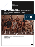 Gymshark:: A Marketing Plan For The Athletic Footwear Market