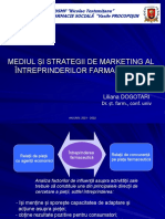 Mediul Și Strategii de Marketing Al Întreprinderilor Farmaceutice