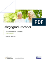 Pflegegrad-Rechner: Ihr Persönliches Ergebnis