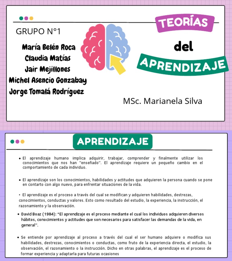 Proceso de Aprendizaje Humano | PDF | Crecimiento personal y ...