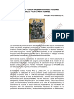 Guia Practica para La Implementacion Del Programa Familias Fuertes Amor Y Limites. Gonzalo Sosa Gutiérrez. Ps