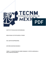 TAREA 1 C 3 InvestigaciÃ N Sobre Demanda y Oferta Agregada A Nivel Macroeconomico