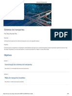 Sistemas de transportes: conceitos, modalidades e logística