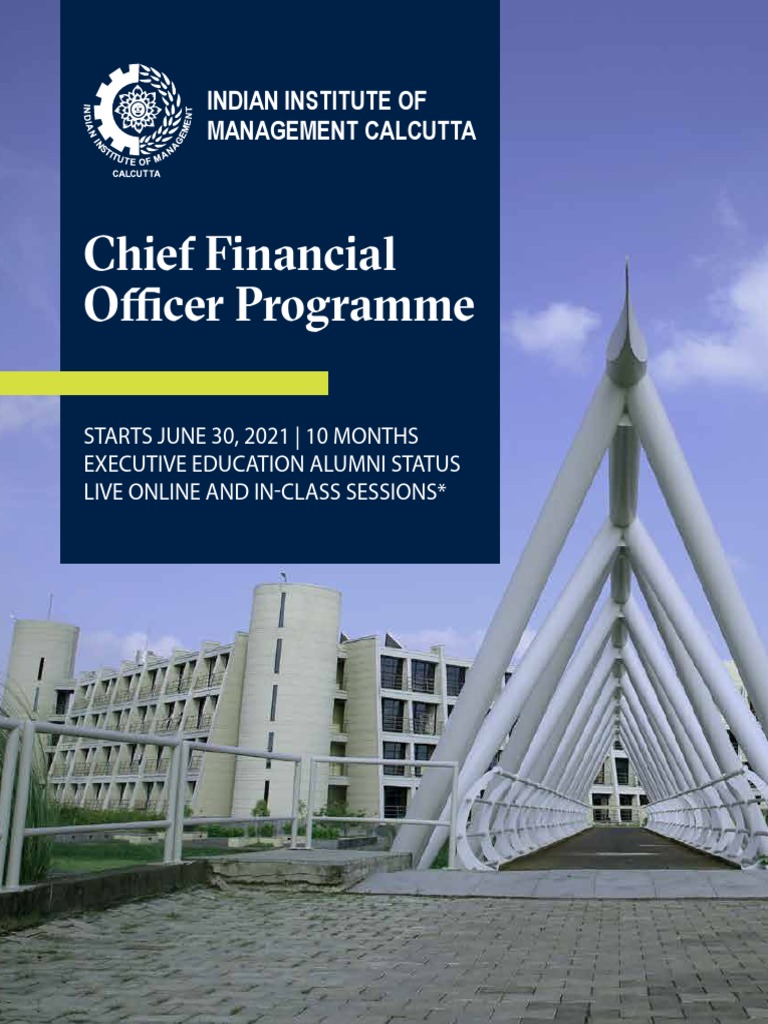 CFO - IIM Course | PDF | Chief Financial Officer | Laptop