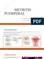 Endometritis Puerperal: Dr. Adrian Lecca Bartra R1 Gineco-Obstetricia