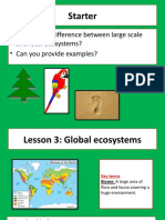 Global ecosystems and biomes