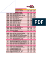 Lista de Precio Empanada y Tequeño Nacional e Importada