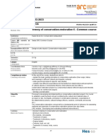 2022-2023 Mtc6 Theory of Conservation-Restoration 6 - Common Course