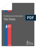 Trato Directo: Procedimientos de Contratación