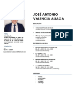 José Antonio Valencia Aliaga: Perfil