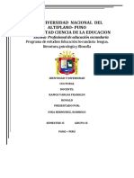 Universidad Nacional Del Altiplano-Puno Facultad Ciencia de La Educacion