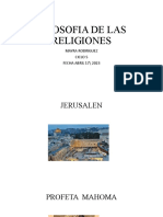 Filosofia de Las Religiones: Mayra Rodriguez Ciclo 5 FECHA ABRIL 17/ 2023