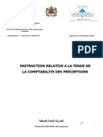 Instruction Relative A La Tenue de La Comptabilite Des Perceptions DES