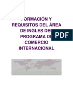 Área de Inglés Comercio Internacional