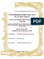 Universidad Privada San Juan Bautista: Facultad de Ciencias de La Salud