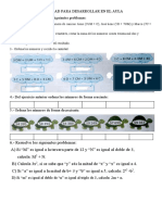 Actividad para Desarrollar en El Aula Lunes - 17 Ednero Matematica