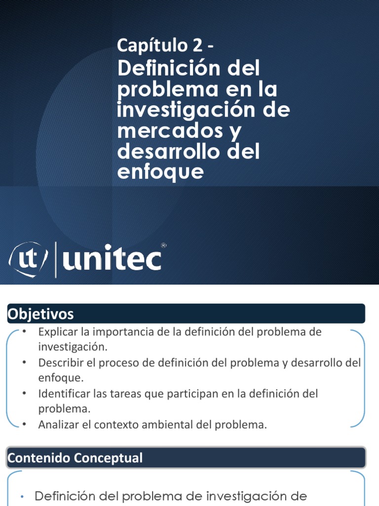 Definición y Enfoque del Problema | PDF | Marketing | Investigación de ...