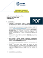 Direito Penal II - Conteúdo, Avaliação e Canais de Comunicação