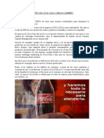 El Reto de Coca Cola Con Los Clientes