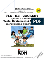 He Cookery 9 Quarter 3 Module 1