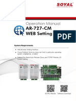WEB Setting - AR-727-CM Manual-En