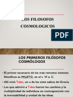 Los Filosofos Cosmologicos