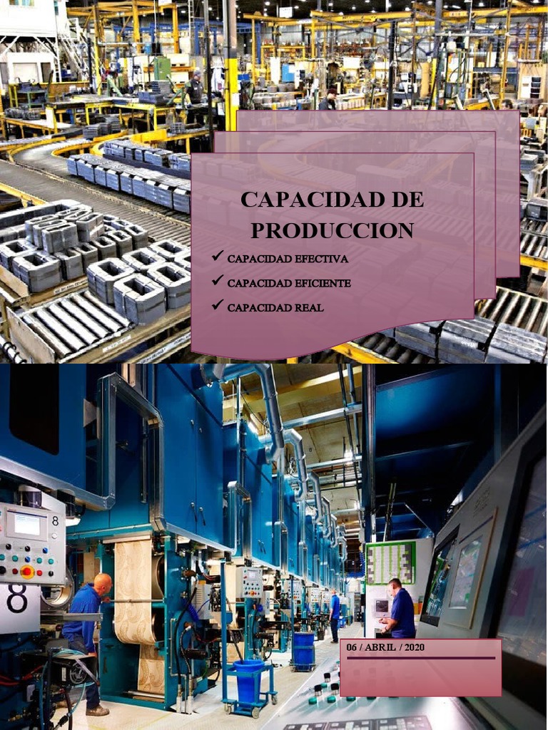 Capacidad de Produccion | PDF | Economias