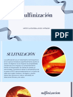 Sulfinización proceso acero