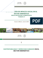 La Evaluación de Impacto Social en El Sector Energético: Nuevas Disposiciones Administrativas "Formato A"