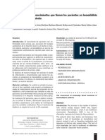 Valoración de Los Conocimientos Que Tienen Los Pacientes en Hemodiálisis Acerca de Su Tratamiento