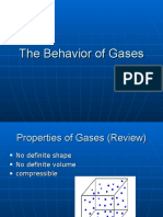 The Behavior of Gases