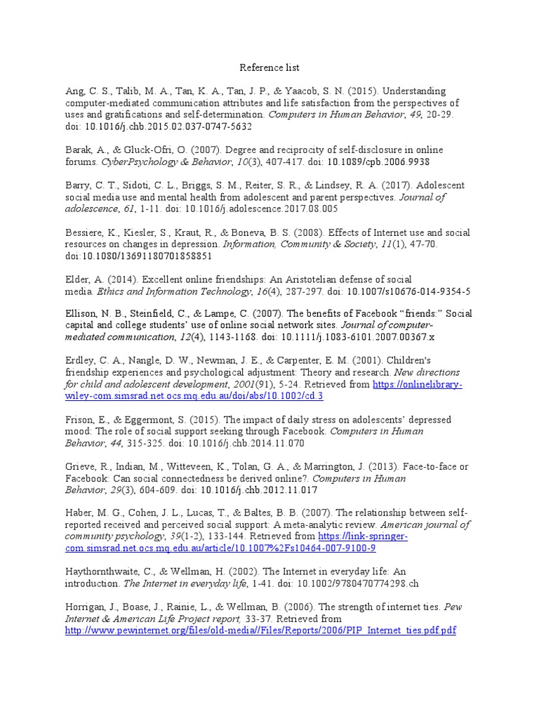Cse Reference List Pdf | Last Revised: 2022 Nov 18 CSE Citation Style ...