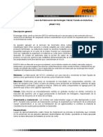 Descripcion Del Proceso de Fabricacion de HCCA