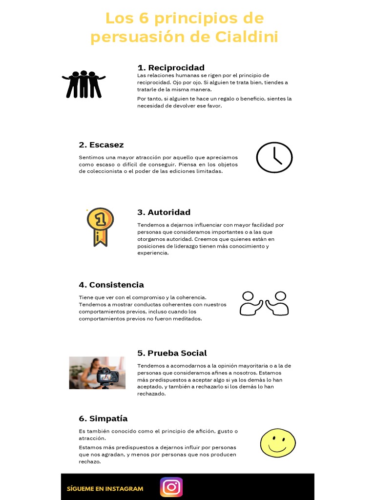6 Principios de Persuasión de Cialdini | PDF | Persuasión