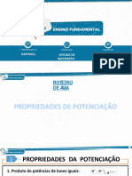 Propriedades Da Potencias Com Expoente Inteiro