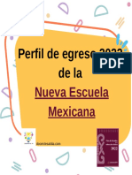 Perfil de Egreso 2022 de La Nueva Escuela Mexicana