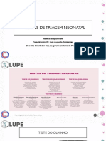 Testes de Triagem Neonatal