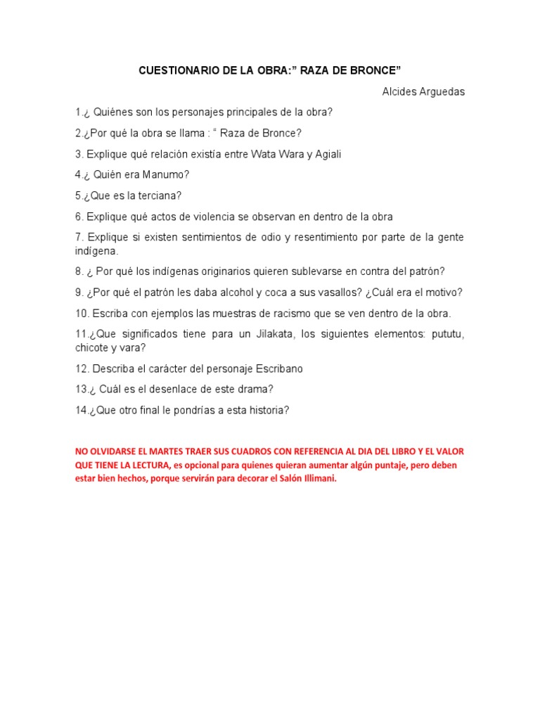 Raza de Bronce | PDF | Arte | Ficción general