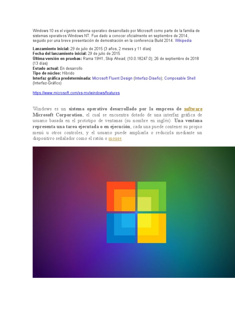 Windows 10 pdf windows 10 microsoft windows
