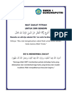 Niat Zakat Fitrah