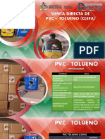 Venta PVC Tolueno 40Lt