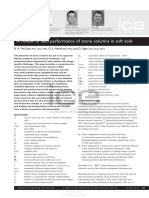 Field Performance of Stone Columns in Soft Soils