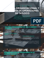 Cultura organizacional y estrategia de operaciones de la librería Tayloco
