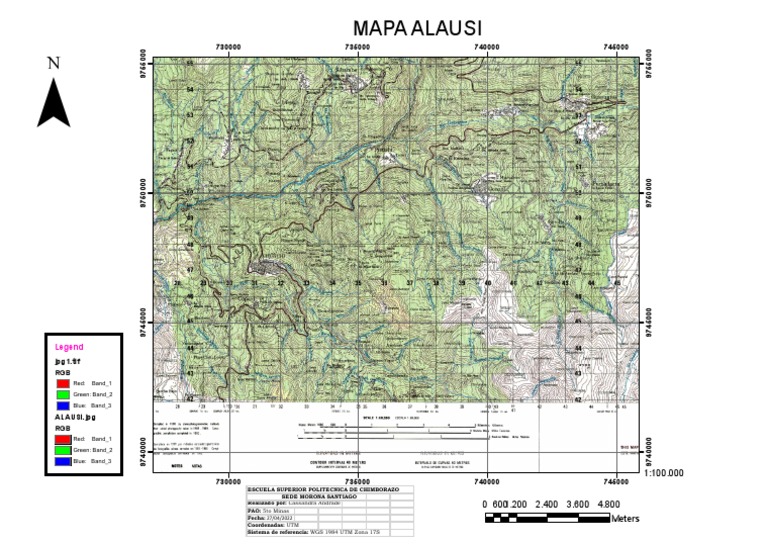 Mapa de Alausí, Ecuador | PDF
